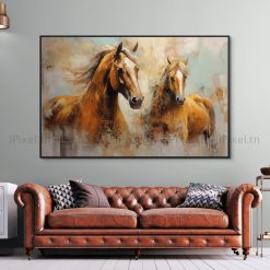 Tableau Toile Art Des Chevaux IP-01522