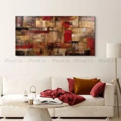 Tableau Toile Art Abstrait IP-01069