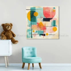 Tableau Toile Art Abstrait IP-01143