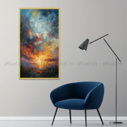 Tableau Toile Art Abstrait IP-01222
