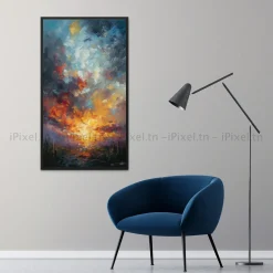 Tableau Toile Art Abstrait IP-01222