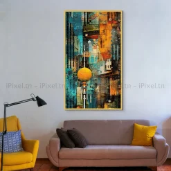 Tableau Toile Art Abstrait IP-01311