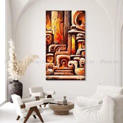 Tableau Toile Art Abstrait IP-01313