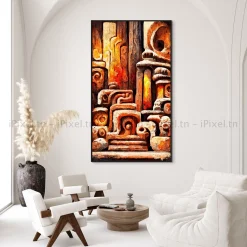 Tableau Toile Art Abstrait IP-01313
