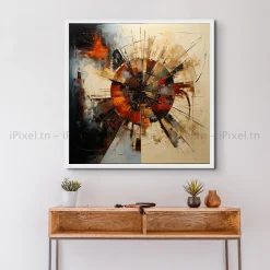 Tableau Toile Art Abstrait IP-01488