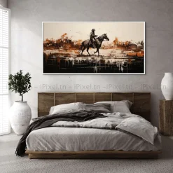 TABLEAU TOILE ART DES CHEVAUX IP-01500