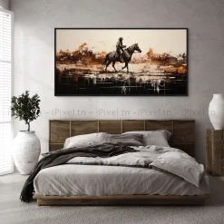 TABLEAU TOILE ART DES CHEVAUX IP-01500