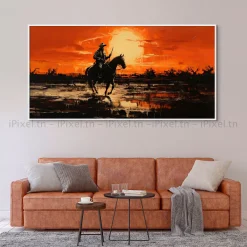 TABLEAU TOILE ART DES CHEVAUX IP-01501