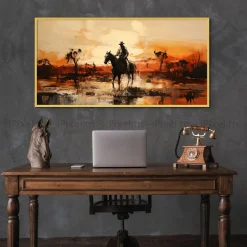 TABLEAU TOILE ART DES CHEVAUX IP-01502