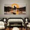 TABLEAU TOILE ART DES CHEVAUX IP-01503