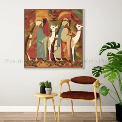 TABLEAU TOILE ART DES CHEVAUX IP-01511