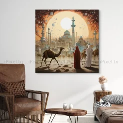 TABLEAU TOILE ART DES CHEVAUX IP-01516