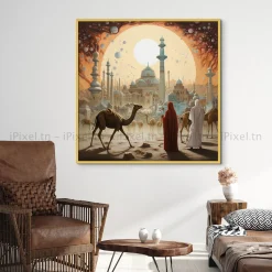 TABLEAU TOILE ART DES CHEVAUX IP-01516