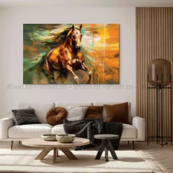 Tableau Toile Art Des Chevaux IP-01518