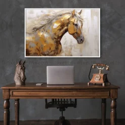 Tableau Toile Art Des Chevaux IP-01521