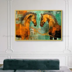 Tableau Toile Art Des Chevaux IP-01525