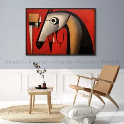 Tableau Toile Art Des Chevaux IP-01526