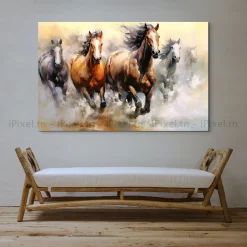Tableau Toile Art Des Chevaux IP-01527