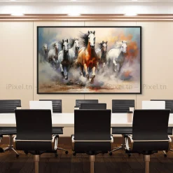 Tableau Toile Art Des Chevaux IP-01528