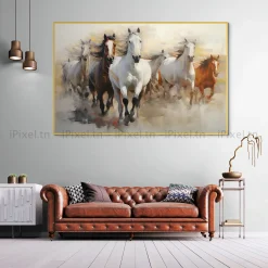 Tableau Toile Art Des Chevaux IP-01531