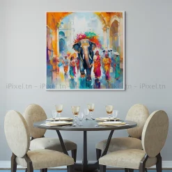 TABLEAU TOILE ART ANIMALIER IP-01555