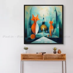 TABLEAU TOILE ART ANIMALIER IP-01568