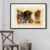 Tableau Toile Art Architecturale IP-01572