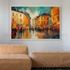 Tableau Toile Art Architecturale IP-01596