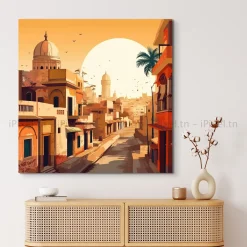 Tableau Toile Art Architecturale IP-01624