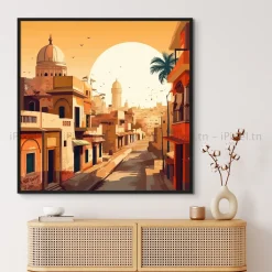 Tableau Toile Art Architecturale IP-01624