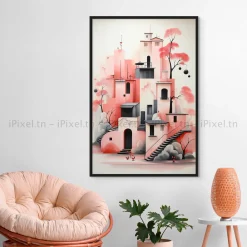 Tableau Toile Art Architecturale IP-01657