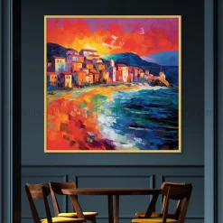 Tableau Toile Art Architecturale IP-01673