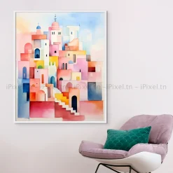 Tableau Toile Art Architecturale IP-01674