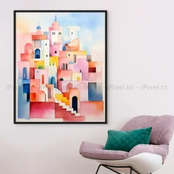 Tableau Toile Art Architecturale IP-01674