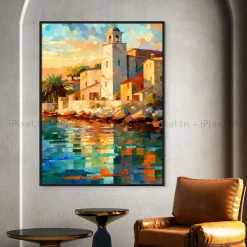 Tableau Toile Art Architecturale IP-01689