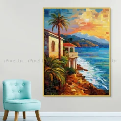 Tableau Toile Art Architecturale IP-01695
