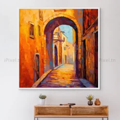 Tableau Toile Art Architecturale IP-01703
