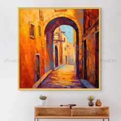 Tableau Toile Art Architecturale IP-01703