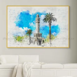 Tableau Toile Art Architecturale IP-01731