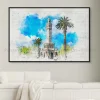Tableau Toile Art Architecturale IP-01731