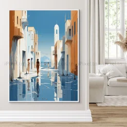 Tableau Toile Art Architecturale IP-01735