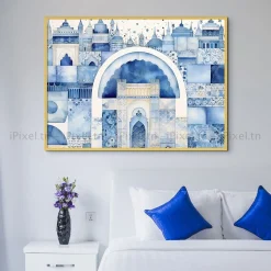 Tableau Toile Art Architecturale IP-01748