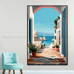 Tableau Toile Art Architecturale IP-01752