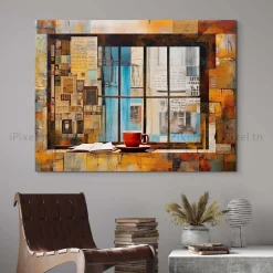 Tableau Toile Art Architecturale IP-01755