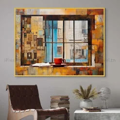 Tableau Toile Art Architecturale IP-01755