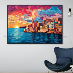 Tableau Toile Art Architecturale IP-01758
