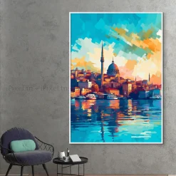 Tableau Toile Art Architecturale IP-01765