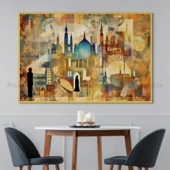 Tableau Toile Art Architecturale IP-01766
