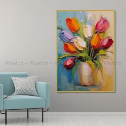 Tableau Toile Art Floral IP-01934