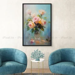 Tableau Toile Art Floral IP-02001